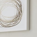 "Infinite Possibility" - Art Print in Shades of Gold by Jayna B - Frame Close-up