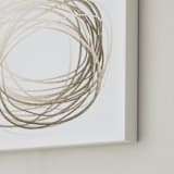 "Infinite Possibility" - Art Print in Shades of Gold by Jayna B - Frame Close-up