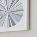 "Winter Morning" - Art Print in Snow White by Christina Flowers - Frame Close-up