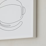 "Astro Line" - Art Print in Midnight by Lehan Veenker - Frame Close-up