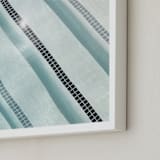 "Poolside I" - Art Print in Cabana Blue by Shannon Howard - Frame Close-up