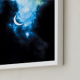 "Eclipse Nine" - Art Print in Eclipse Green by Jeff Preuss - Frame Close-up