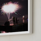 "Finale" - Art Print in Firework Smoke by Jeff Preuss - Frame Close-up