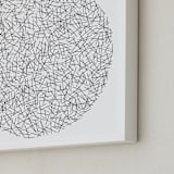 "Ritual" - Art Print in Charcoal by Stephanie Nowotarski - Frame Close-up