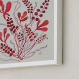 "Red Study III" - Art Print in Persimmon by Aspa Gika - Frame Close-up