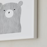 "furry bear" - Art Print in furry bear by Susanne Kasielke - Frame Close-up