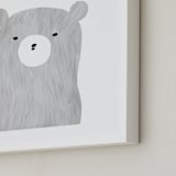 "furry bear" - Art Print in furry bear by Susanne Kasielke - Frame Close-up