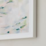 "Easy Peasy Lemon Squeezy" - Art Print in Smoky Blue by Michelle Boyd - Frame Close-up