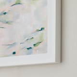 "Easy Peasy Lemon Squeezy" - Art Print in Smoky Blue by Michelle Boyd - Frame Close-up