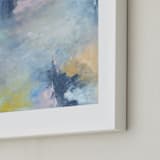 "Blissful Escape No. 1" - Art Print in Periwinkle by Julia Contacessi - Frame Close-up