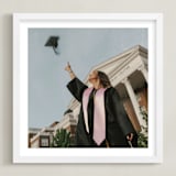 "The Big Picture: Graduation Framed Photo" - Framed Photo in White by Minted - Framed