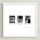 "Three Photo: Square Framed Photo" - Framed Photo in White by Olivia Kanaley Inman - Framed