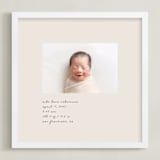 "Welcome, Little One" - Framed Photo in Cotton Cream by Sierra Lee - Framed