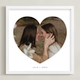 "In A Heart: Framed Photo " - Framed Photo in White by Minted - Framed