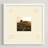 "Modern Square: Square Framed Photo" - Framed Photo in Cream by Ellen Schlegelmilch - Framed