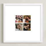 "Photo Strip: Square Framed Photo" - Framed Photo in White by Minted - Framed