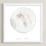 "June - Pearl" - Art Print in Pearl by Naomi Ernest - Framed