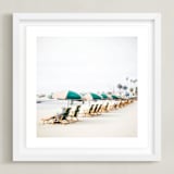 "San Diego Winter" - Art Print in sand by Dariela Cruz - Framed