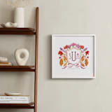 "Your Wedding Crest: Custom Print" - Custom Print in Fall by Pink House Press - In a Room