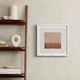 "Quatrain 3" - Art Print in Cranberry by Kamala Nahas - In a Room