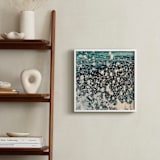 "Seaside #48" - Art Print in Ocean Green by Tal Paz-Fridman - In a Room