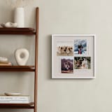 "Four Photo: Square Framed Photo" - Framed Photo in Cream by Mary Kay Garttmeier - In a Room