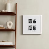 "Four Photo: Square Framed Photo" - Framed Photo in White by Olivia Kanaley Inman - In a Room
