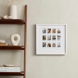 "Twelve Photo: Square Framed Photo" - Framed Photo in White by Olivia Kanaley Inman - In a Room