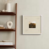 "Modern Square: Square Framed Photo" - Framed Photo in Cream by Ellen Schlegelmilch - In a Room