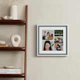 "Multi Border" - Framed Photo in Sage by Carolyn MacLaren - In a Room
