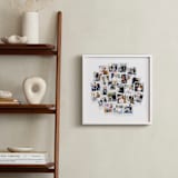 "Circle Snapshot Mix® Photo Art" - Framed Photo in White by Minted - In a Room