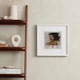 "Bow Snap" - Framed Photo in Rose by Jennifer Lew - In a Room
