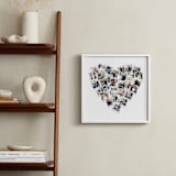 "Heart Snapshot Mix® Photo Art" - Framed Photo in White by Minted - In a Room