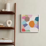 "Pointilize I" - Art Print in Multi by Amber Barkley - In a Room