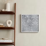 "Abstract Geode 3" - Art Print in Ash by Kerry Doyle - In a Room