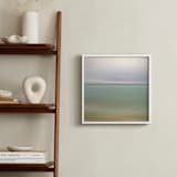 "Twisted Horizon" - Art Print in Seafoam by amanda cunningham - In a Room