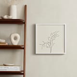"Wild Radish" - Art Print in charcoal on ivory by Jorey Hurley - In a Room