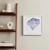 "February - Amethyst" - Art Print in Amethyst by Naomi Ernest - In a Room