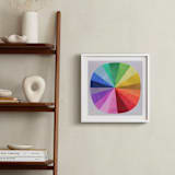 "Color Wheel" - Art Print in Light Grey by melanie mikecz - In a Room