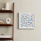 "Geometric plants" - Art Print in White by FERNANDA MARTINEZ - In a Room