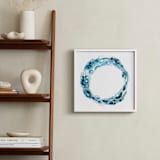 "Bringing Beauty to Mind" - Art Print in Medium Turquoise by Roann Mathias - In a Room