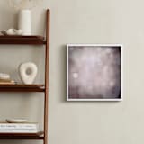 "Glimmering Lights" - Art Print in Muted Lavender by Alicia Youngken - In a Room