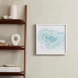 "Maui Love" - Art Print in ocean aquamarine by White Lemon Designs - In a Room