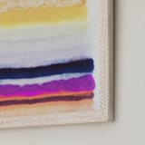 "Behind The Veil 2" - Art Print in Vibrant Cherry by HAPI ART - Frame Close-up