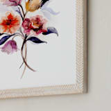 "Grecian Floral" - Art Print in Multi by Olivia Kanaley Inman - Frame Close-up