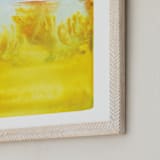 "Broken Series 2" - Art Print in Yellow by Chelsey Scott - Frame Close-up