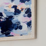 "Blousy" - Art Print in Cornflower Blue by Katie Craig - Frame Close-up