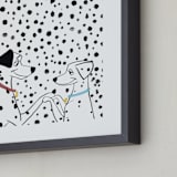 "Dalmatian Invasion" - Art Print in Spotted by Robin Ott - Frame Close-up