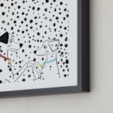 "Dalmatian Invasion" - Art Print in Spotted by Robin Ott - Frame Close-up