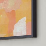 "Lazy Day" - Art Print in Golden Blush by Carrie ONeal - Frame Close-up